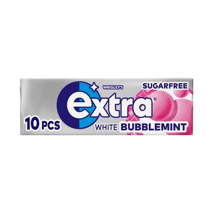 Extra White Bubble gum 14 gr