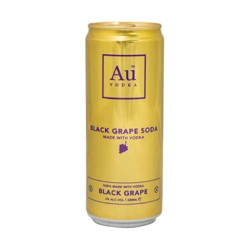 Au Vodka Black Grape Soda 33cl