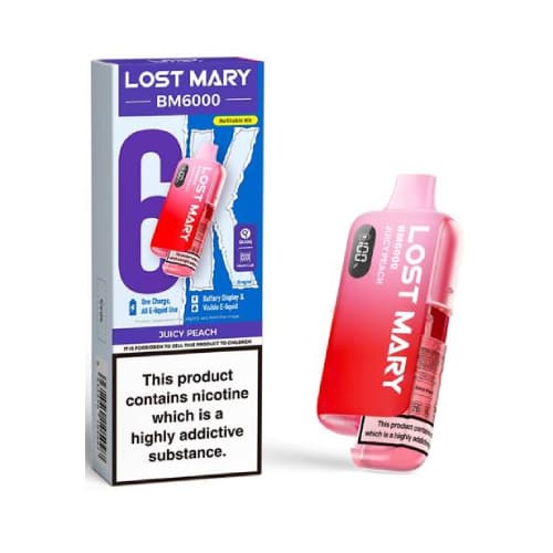 Lost Mary BM6000 Juice Peach Prefilled Pod Kit 