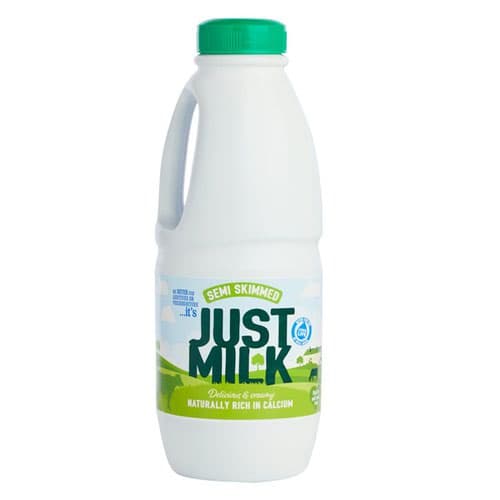 Just Milk Semi Skimmed 1lt
