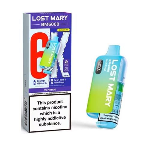 Lost Mary BM6000 Menthol Prefilled Pod Kit