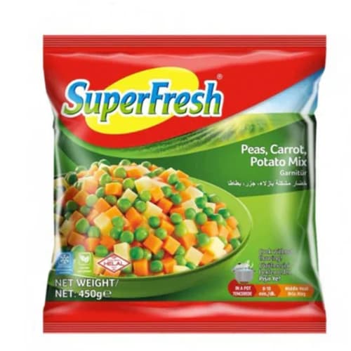 Superfresh Peas Carrot Potatoes 450gr