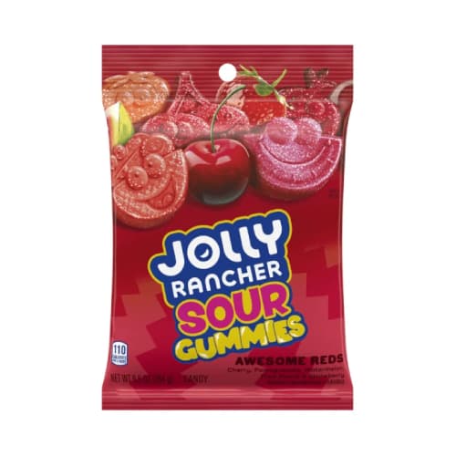 Jolly Rancher Sour Gummies Awesome Reds Candy 184g